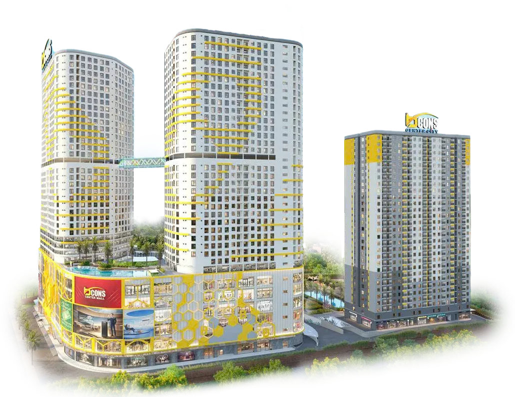 Phối cảnh Bcons Center City